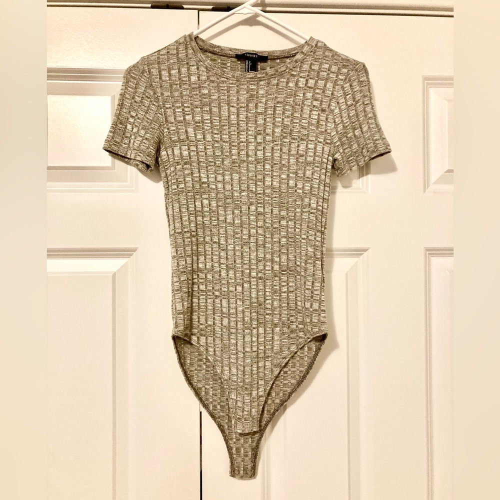Forever 21 Olive Bodysuit